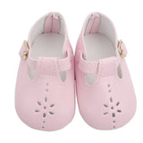 Pink Wispy Mary Jane Shoes | Fits 18" Doll Outfit