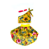 3-Piece Hawaiian Outfit Set | 18" Doll Beach Clothes