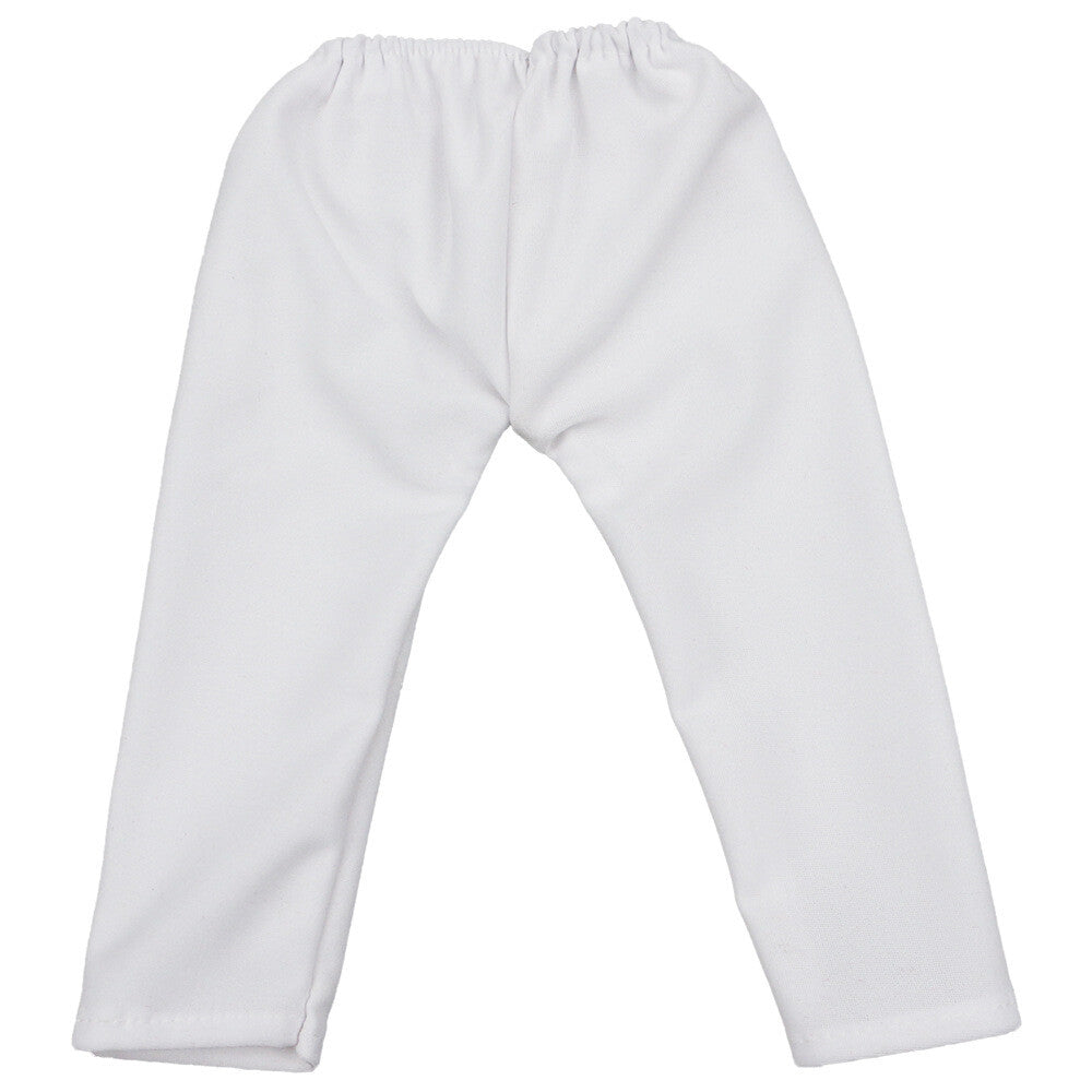 3-Color Tight Leggings for 18" Doll - White, Black & Pink