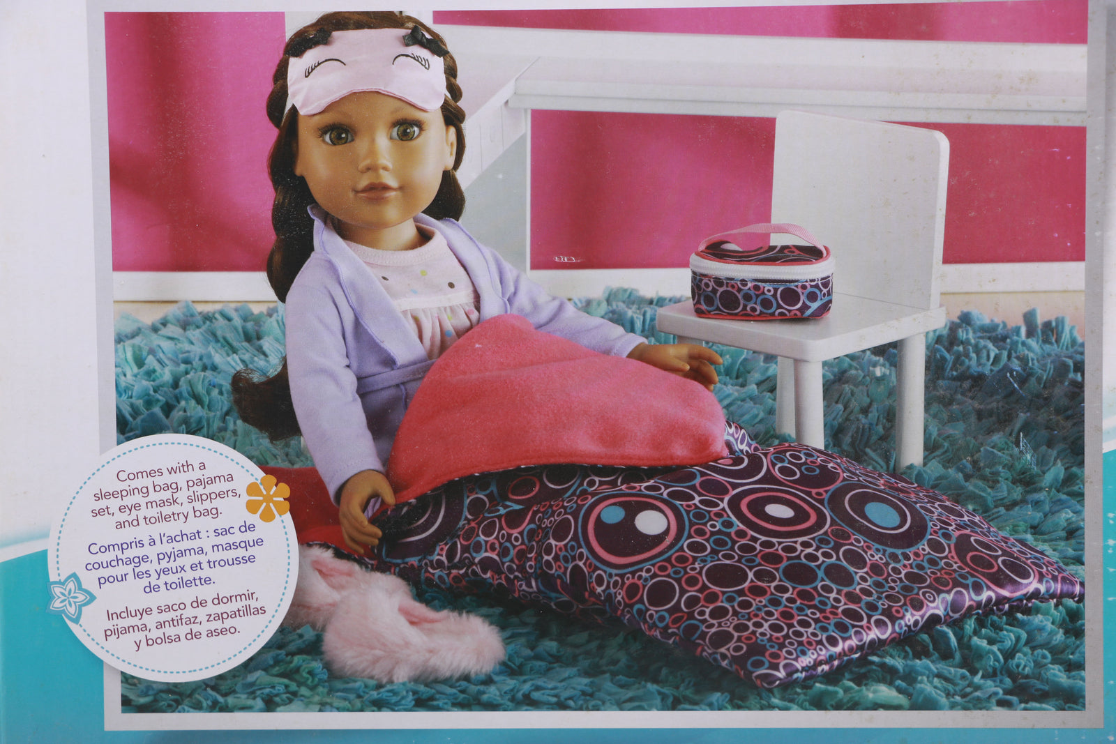 Journey Girl Sleepover Sleeping Bag | Fits 18" Doll