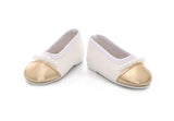 Pearl flats made for 18'' doll Gold Tip shoes footwear
