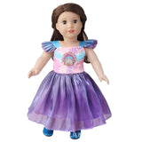 Shell Princess Tulle Party Dress | 18" Doll Outfit