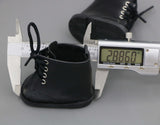 Black Lace-Up Combat Boots for 18"Doll shoes footwear