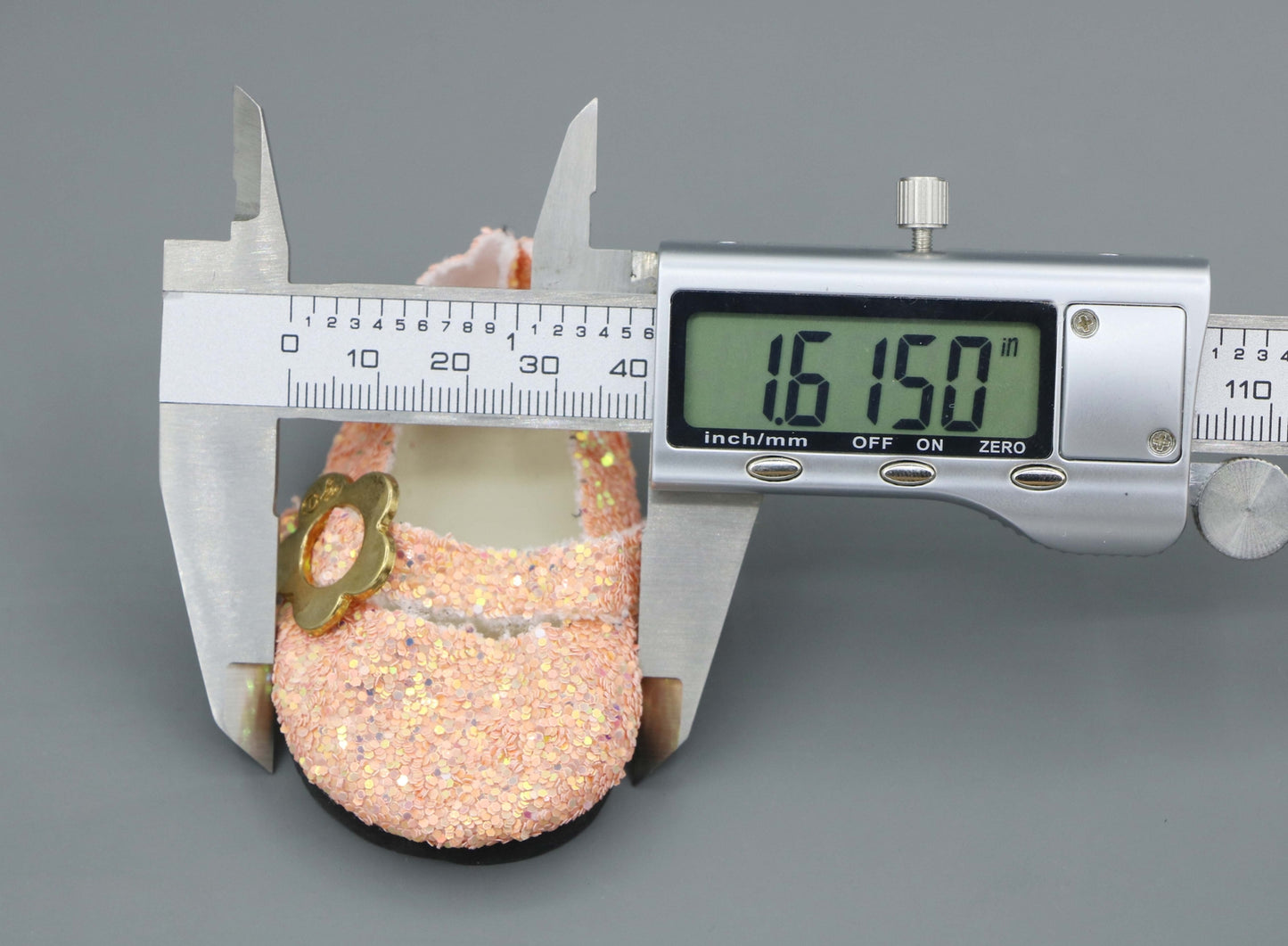 Pink Sequin Mary Jane Flats made for 18'' doll shoes