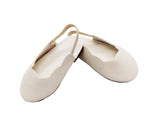 White Glitter Flats | 18" Doll Party Outfit Shoes