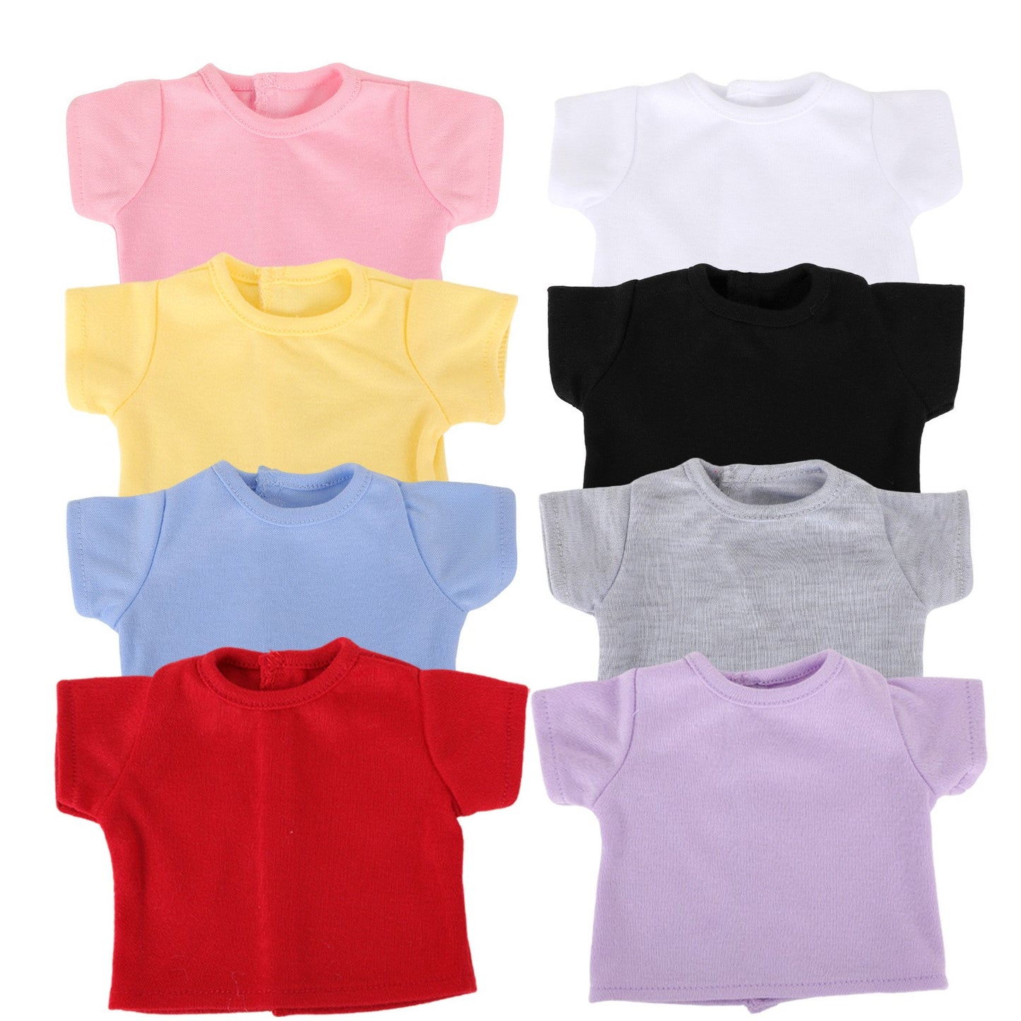 Solid Color T-Shirt for 18" Doll