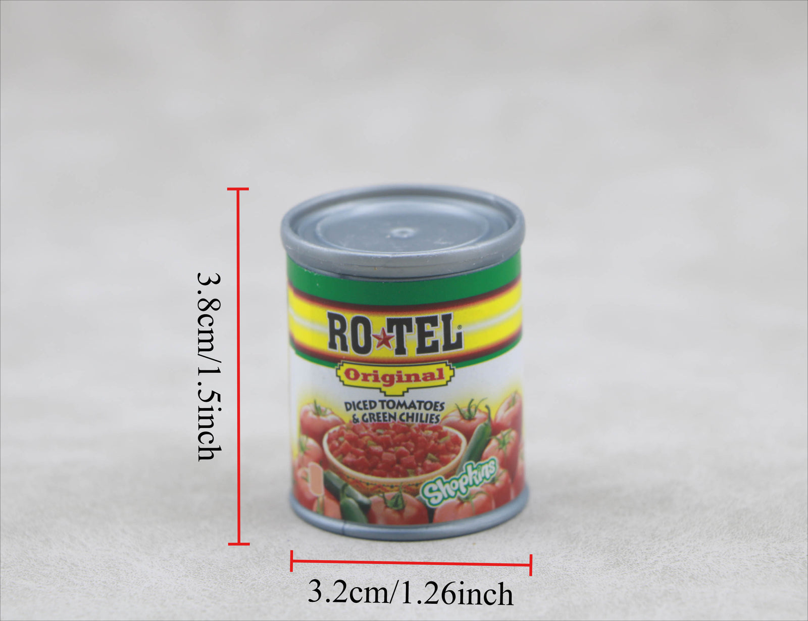 Mini Tomato & Chilies Cans | 18" Doll Bakery Cooking Playset Parts (2pcs)
