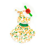 3-Piece Hawaiian Outfit Set | 18" Doll Beach Clothes