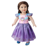Shell Princess Tulle Party Dress | 18" Doll Outfit