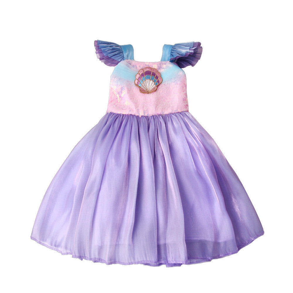 Shell Princess Tulle Party Dress | 18" Doll Outfit