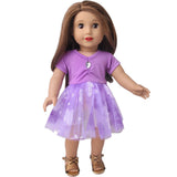 Gemstone & Lace Party Dress | 18" Doll Outfit