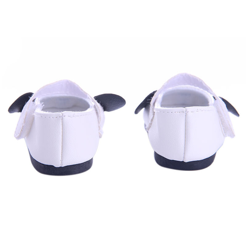 Panda Face Flats | 18" Doll Shoes