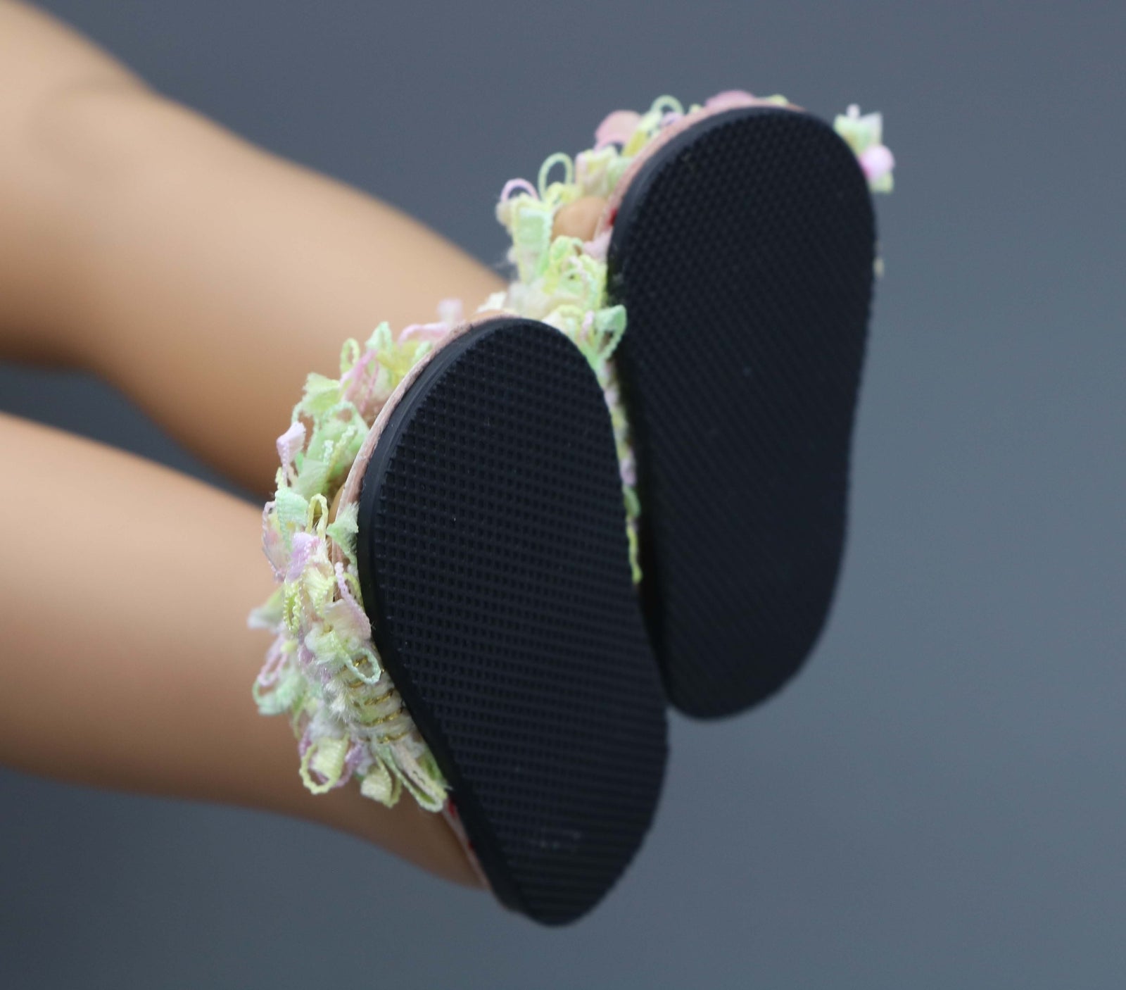 Fathion slippers made for 18'' doll fun summer shoes