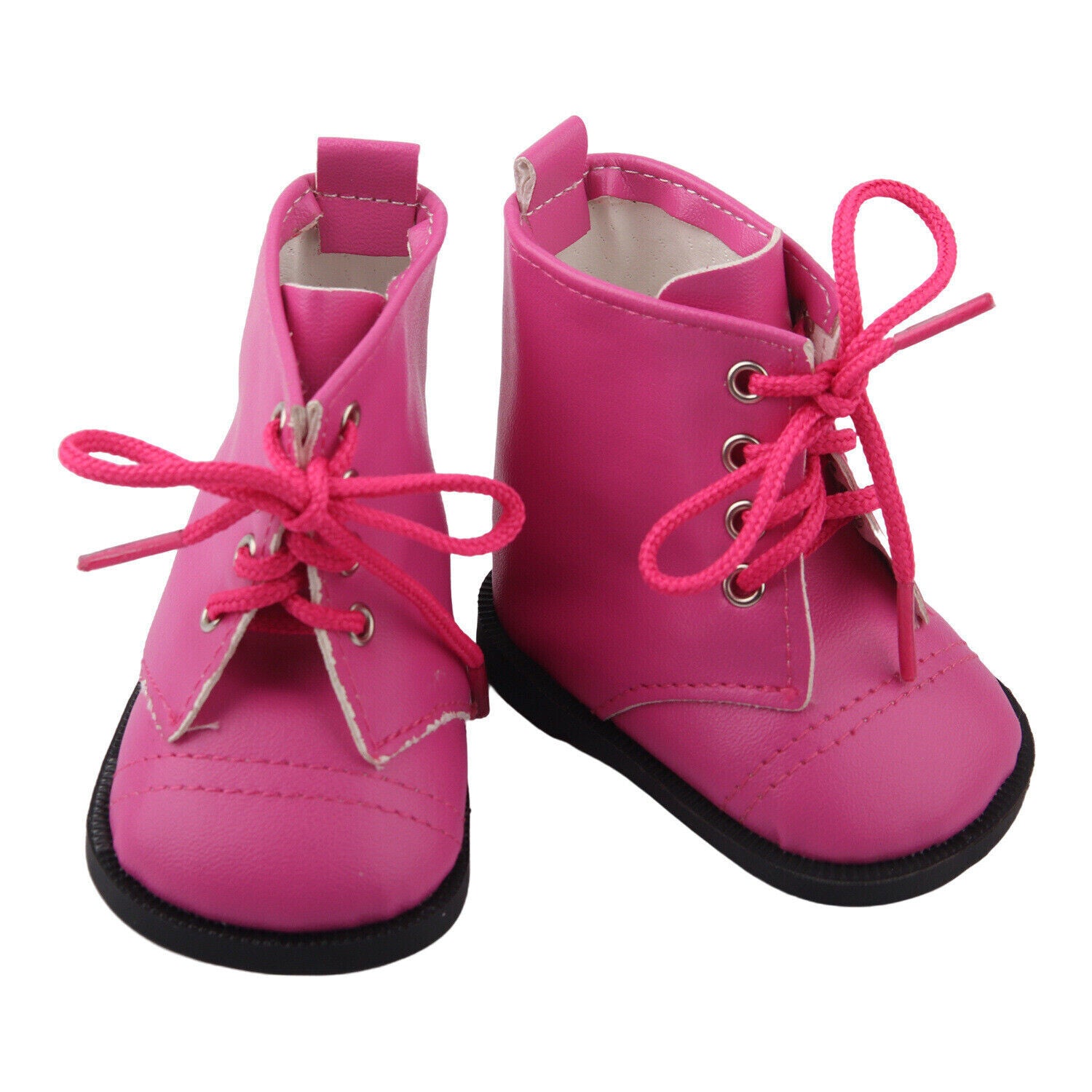 Multi-Color Lace-Up Boots | 18" Doll Shoes