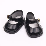 Black Mary Jane Flats for 18" Doll