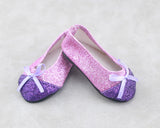 Sparkling Bow Tie Flats | 18" Doll Footwear
