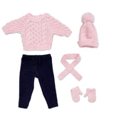 Christmas Skating Outfit Set | Fits 18" Doll Winter Clothes