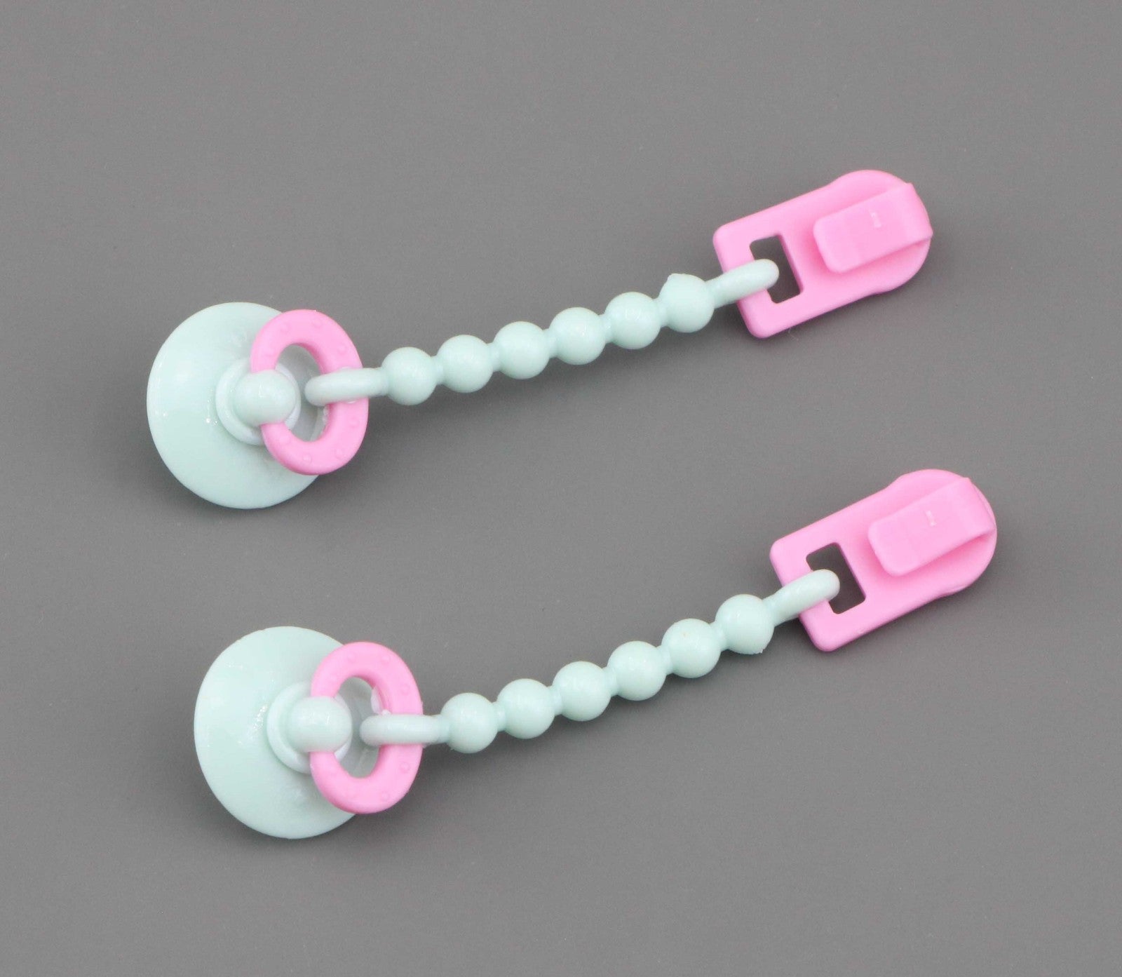 American Girl 2pcs beaded clip with pacifier for Little Bitty Baby doll
