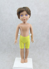 Dark Brown Boy Short Wig For 14‘’ Doll | Synthetic Doll Replacement Hair Accessory