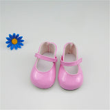 Shiny Leather Mary Jane Shoes | Fits 18" Doll (Multi Colors)