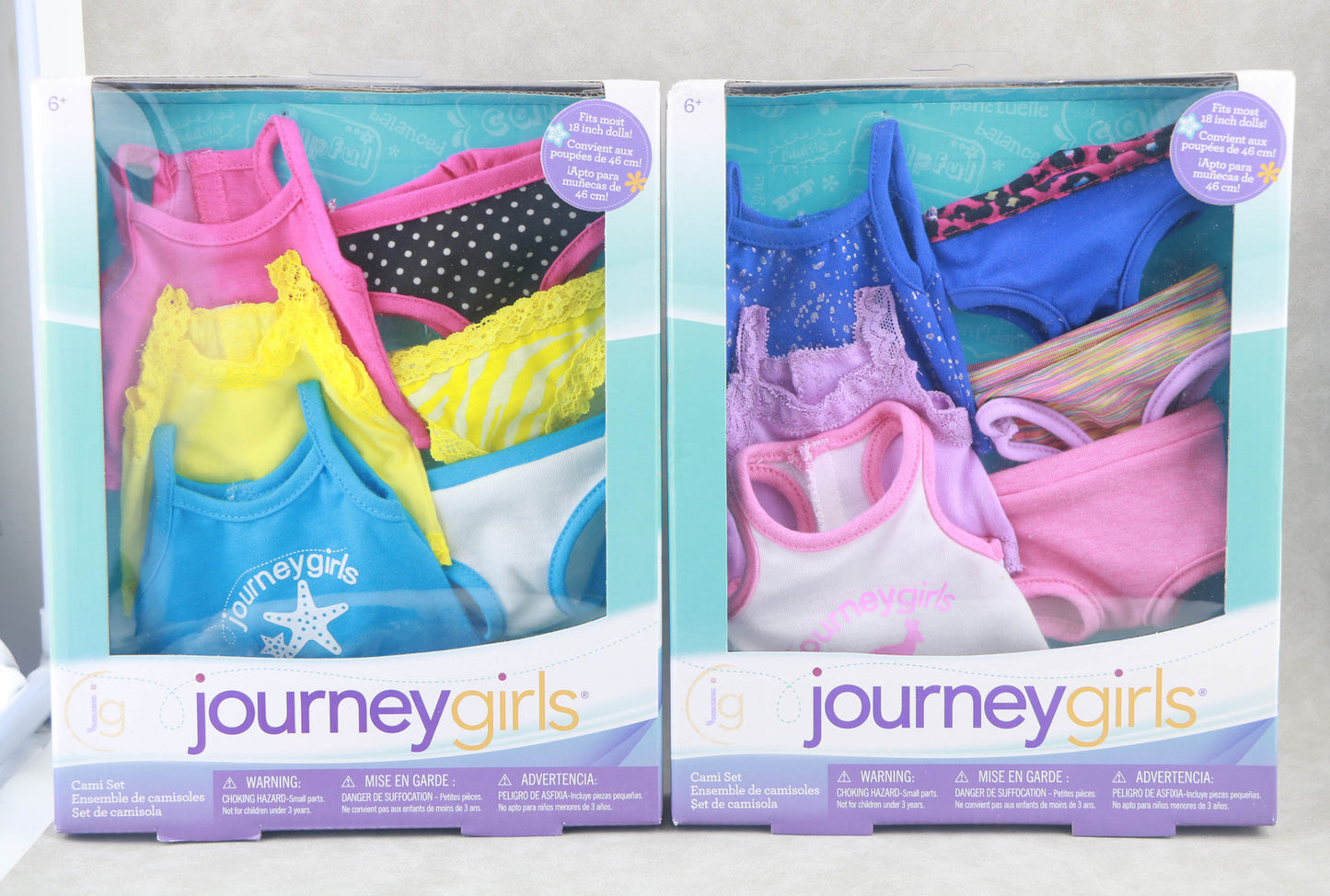 3 Sets Sleeveless Swimsuit Tops | 18" Doll Tank Tops
