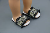 Fathion slippers made for 18'' doll fun summer shoes