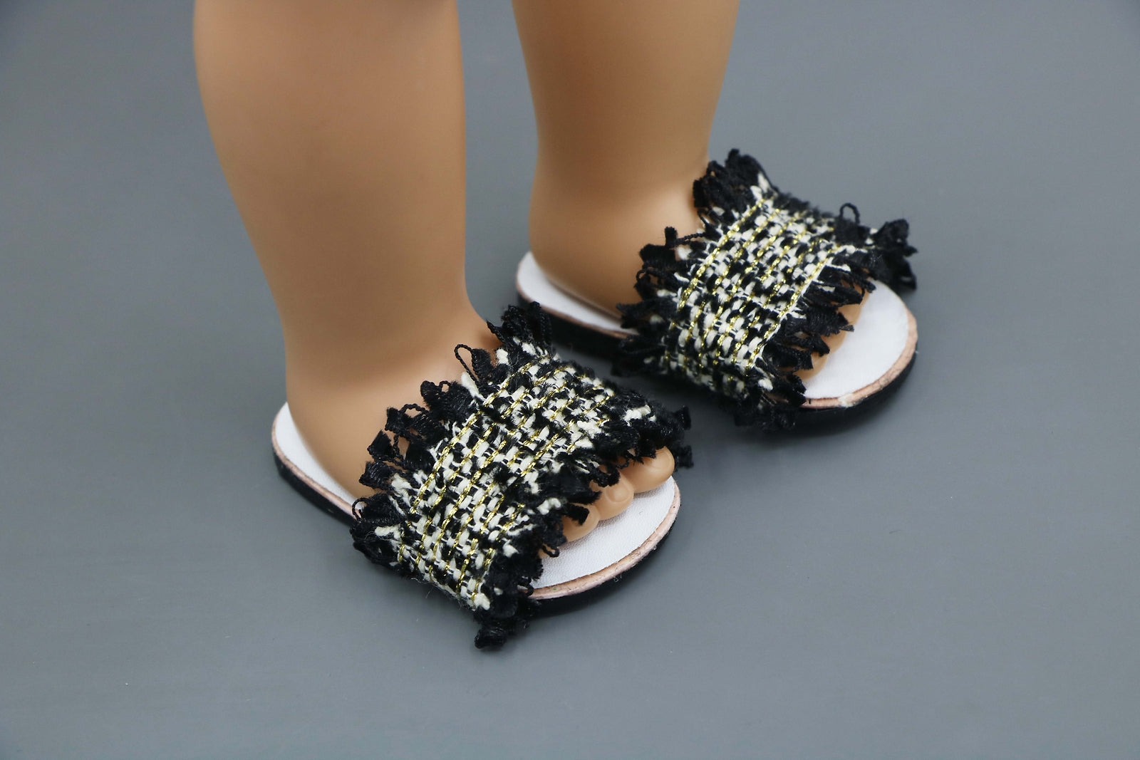 Fathion slippers made for 18'' doll fun summer shoes