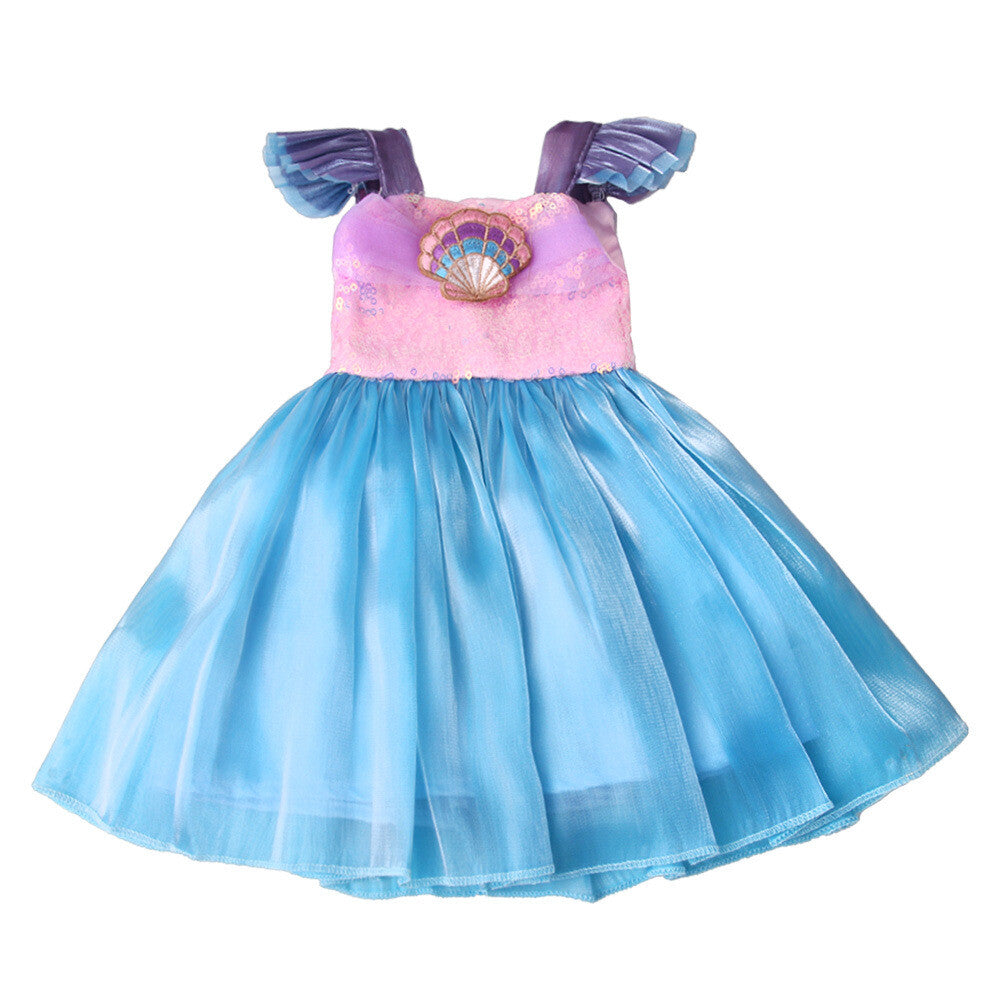 Shell Princess Tulle Party Dress | 18" Doll Outfit