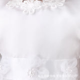 White Lace Wedding Dress & Veil for 18" Doll