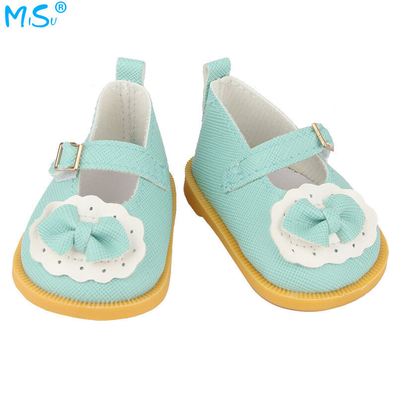 Cute Bow Mary Jane Flats | 18" American Girl Doll Shoes