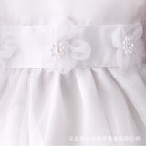 White Lace Wedding Dress & Veil for 18" Doll