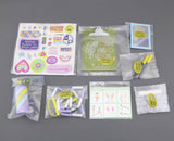 American Girl Colorful Cubbies Locker Set for 18" Doll Clipboard Jump Rope Water Bottle Stickers School Accessory
