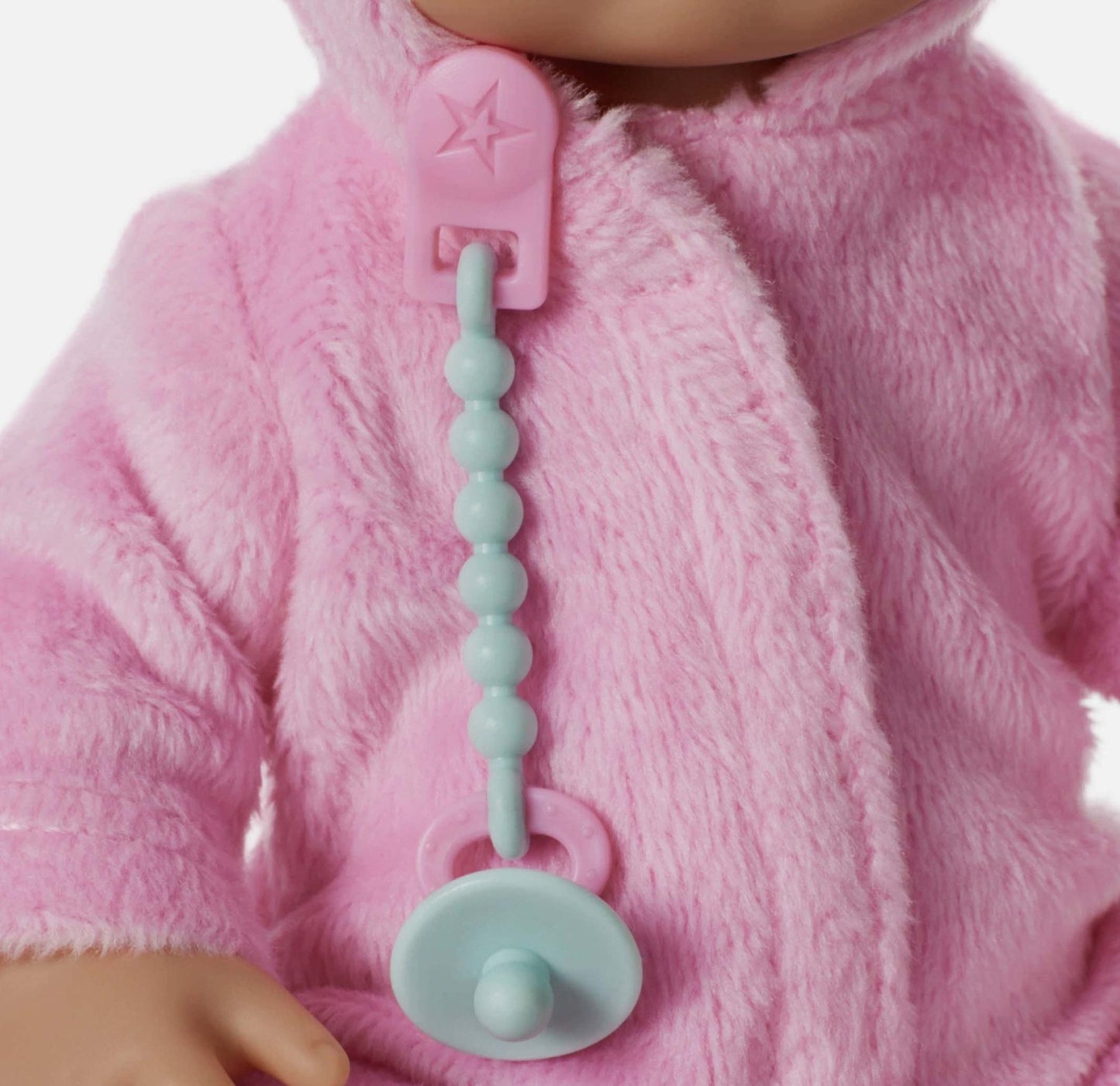 American Girl 2pcs beaded clip with pacifier for Little Bitty Baby doll