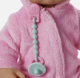 American Girl 2pcs beaded clip with pacifier for Little Bitty Baby doll