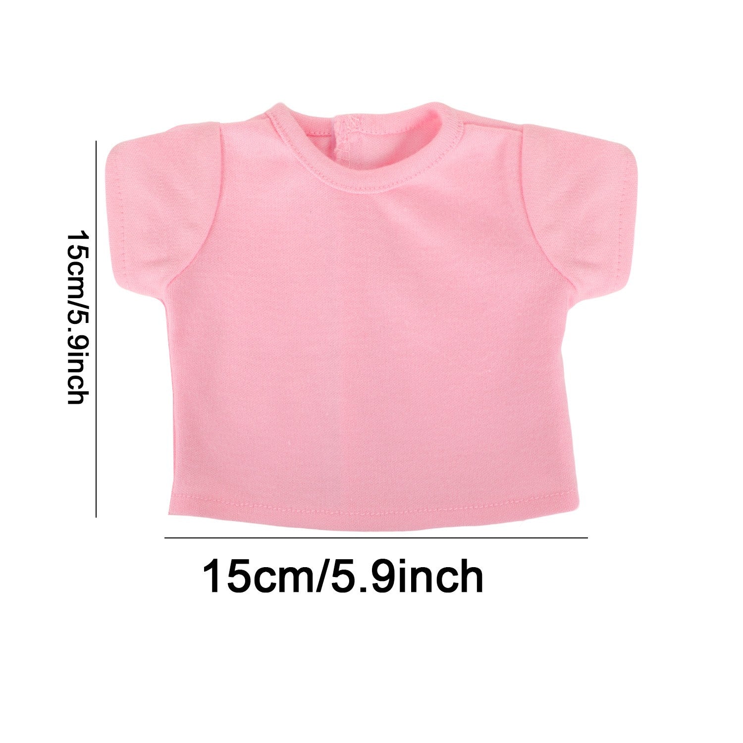 Solid Color T-Shirt for 18" Doll