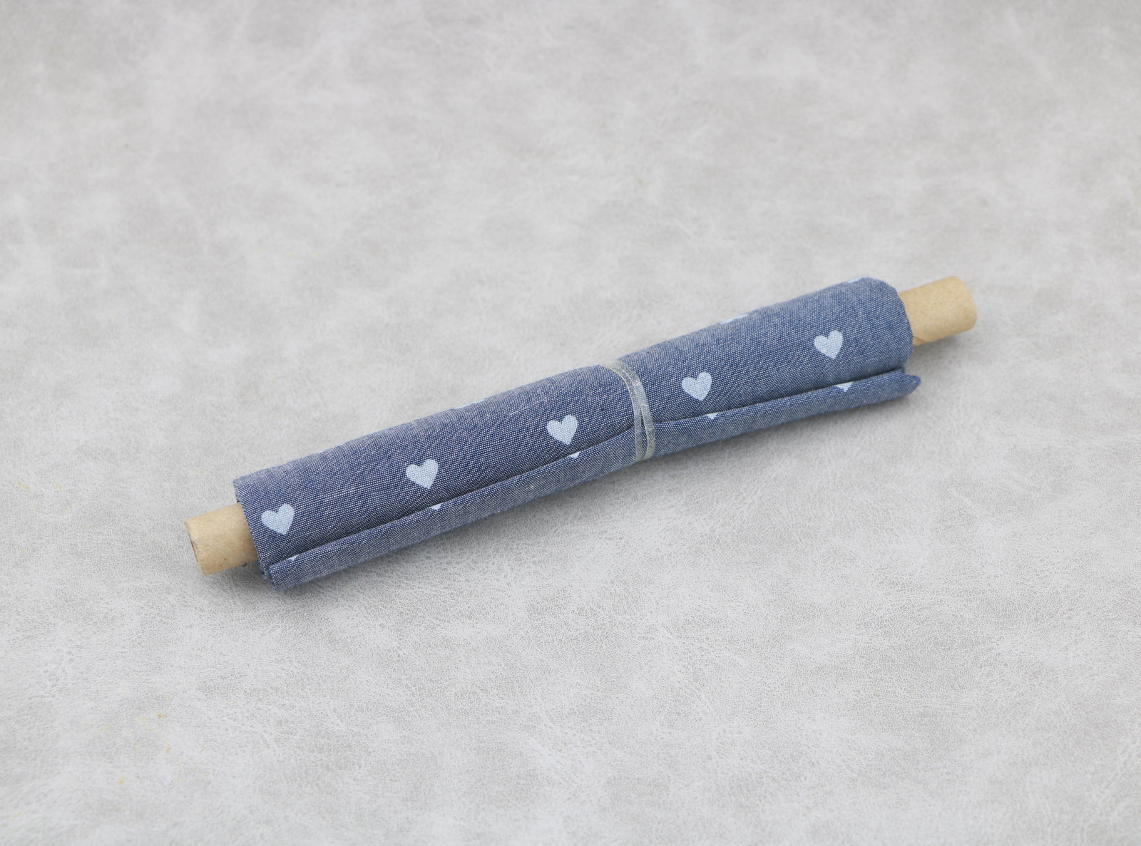 18" Doll Sewing Fabric Roll with White Hearts | Furniture & Dressmaking