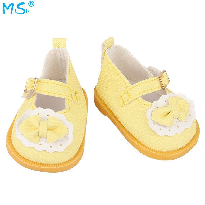 Cute Bow Mary Jane Flats | 18" American Girl Doll Shoes