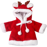 Christmas Reindeer Plush Coat for 18" Dolls Winter Clothes