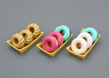 12pcs Donut Set (9 Donuts + 3 Trays) | 18'' Doll Kitchen Baking Food