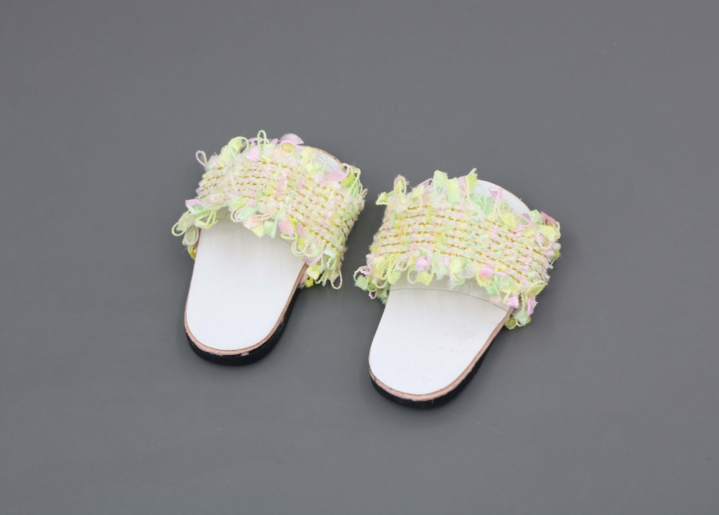 Fathion slippers made for 18'' doll fun summer shoes
