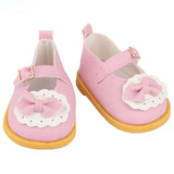 Cute Bow Mary Jane Flats | 18" American Girl Doll Shoes