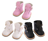 Buckle Ankle Boots made for 18'' doll shoes