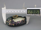 Black Sequin Mary Jane Flats made for 18'' doll shoes