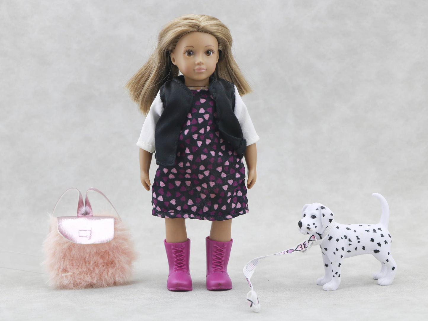 Lori 6" Doll Gia & Gunner Pet Dog Full Outfit & Accessory Set