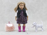 Lori 6" Doll Gia & Gunner Pet Dog Full Outfit & Accessory Set