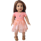 Gemstone & Lace Party Dress | 18" Doll Outfit