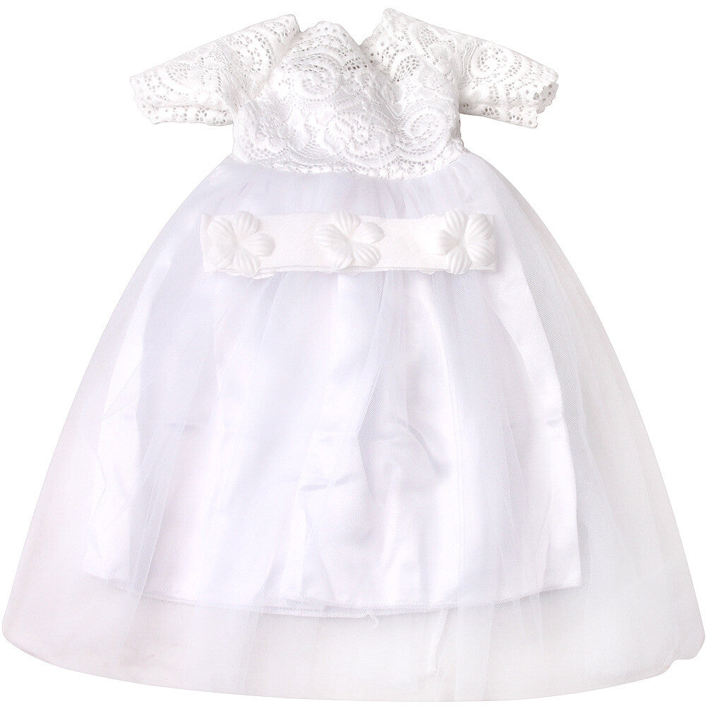 Lace Wedding Dress & Headband Set | 18'' Doll