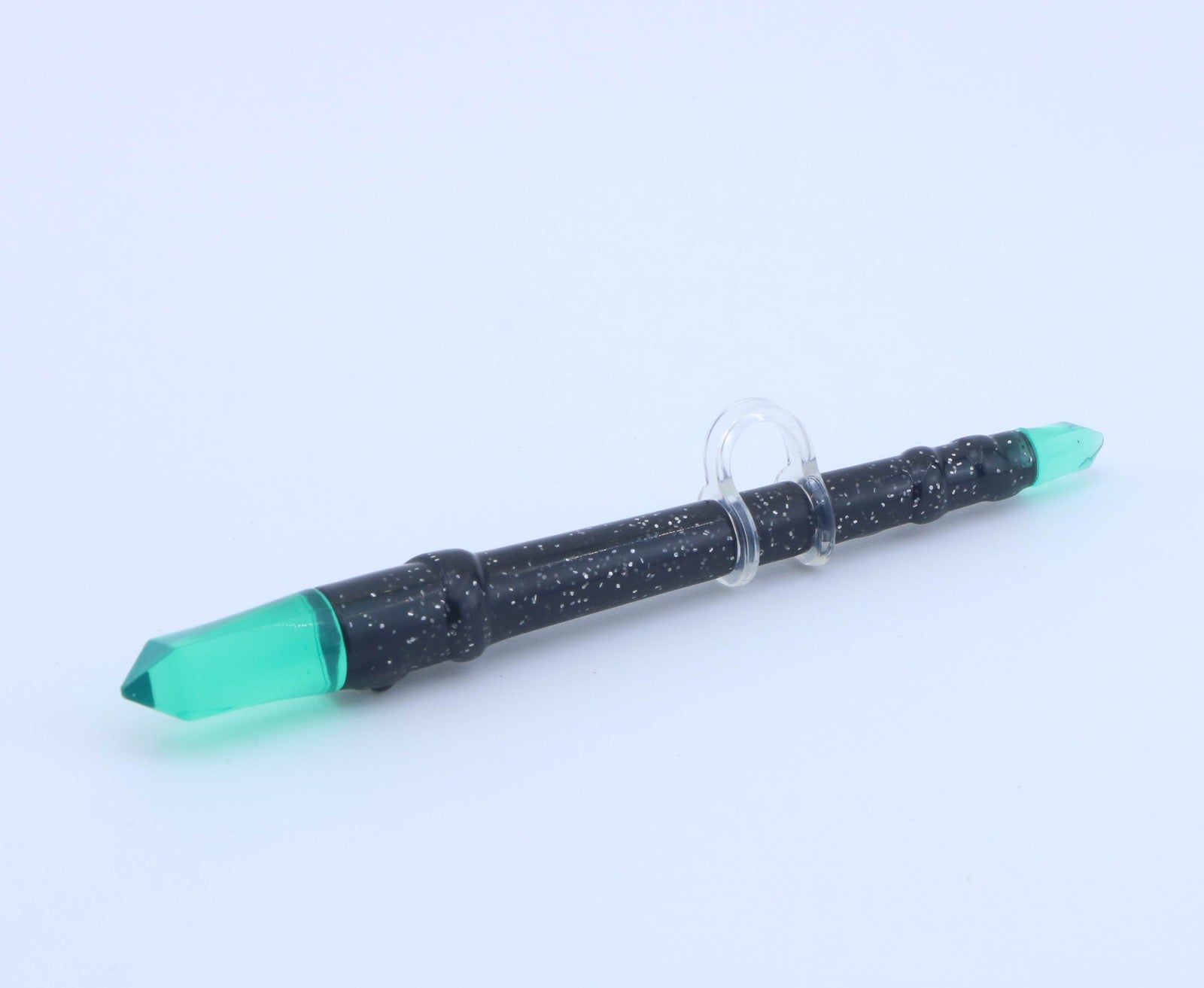 American Girl Black Glitter Magic Wand With Teal Crystals From Witch Outfit Set - For 18" Dolls