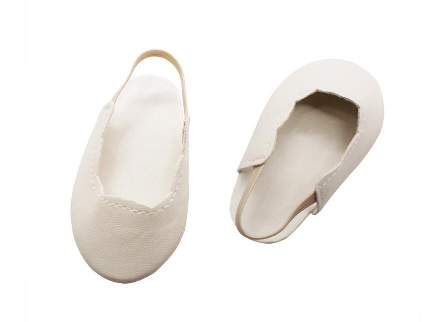 White Glitter Flats | 18" Doll Party Outfit Shoes