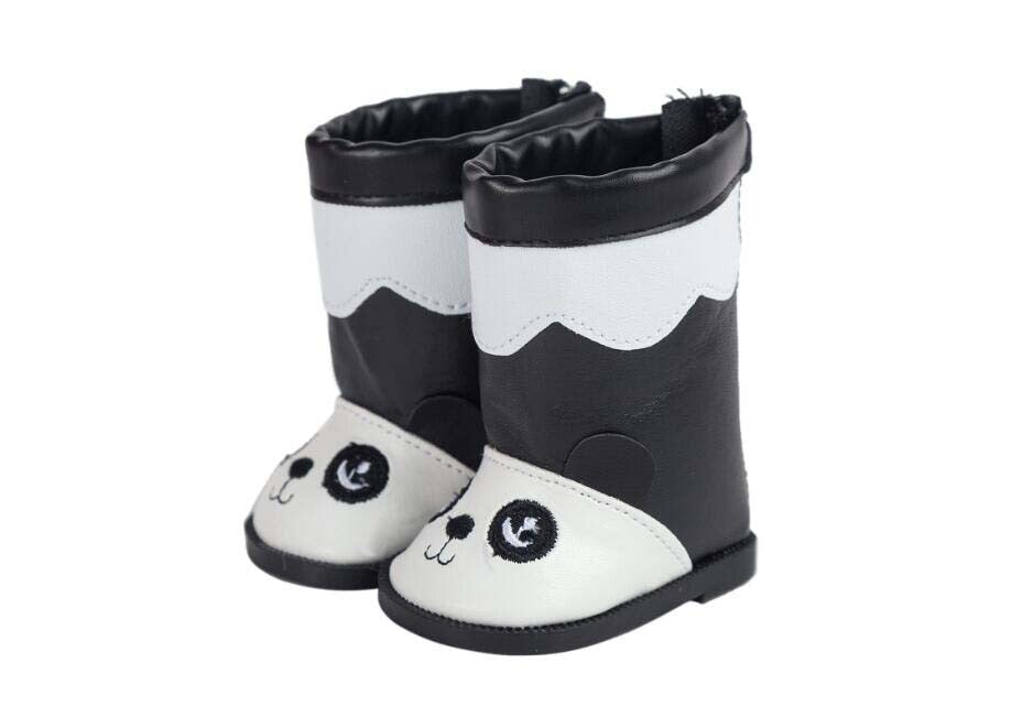 Cute Panda High Boots for 18" Doll shoes outfit